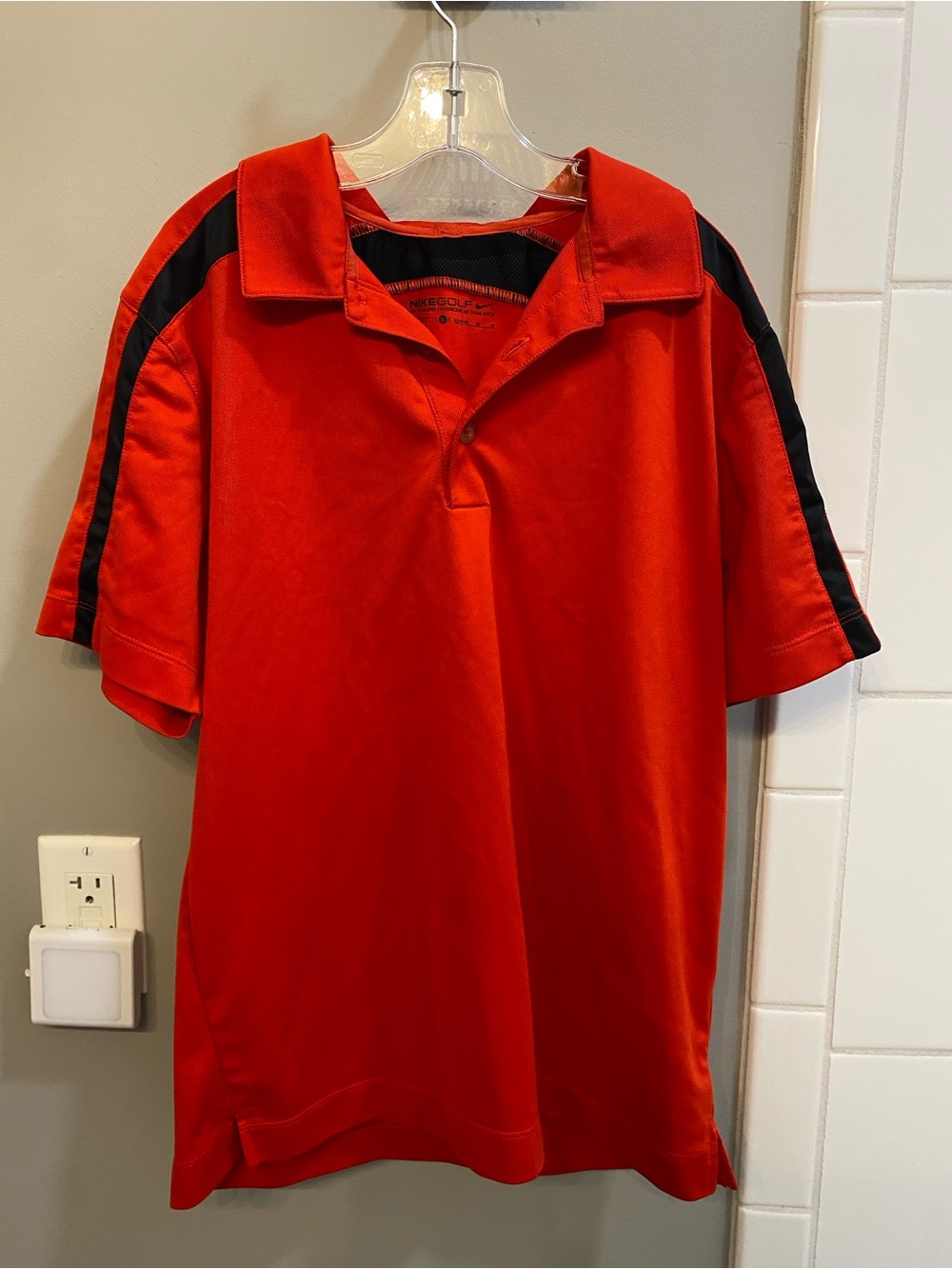 Nike Golf Red Polo Shirt / Size L (14-16) / GUC
